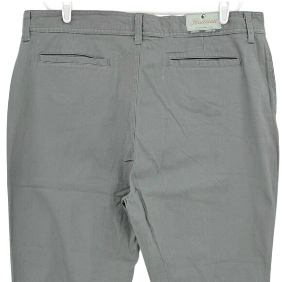 Hallstatt Men's Stretch Standard Fit Dark Grey Chino Pants Size 42x30 NWT - Picture 4 of 10